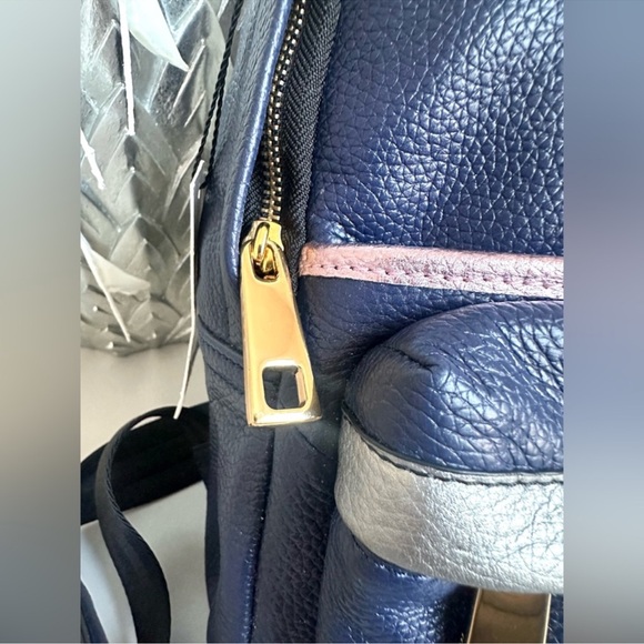 Marc Jacobs Mini Blue Leather Backpack NWT - Picture 4 of 13
